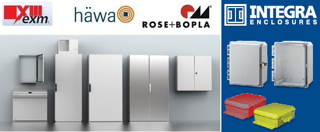 C3, EXM, Integra, Haewa, and Rose Industrial Enclosures